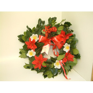 Christmas Holly Wreath